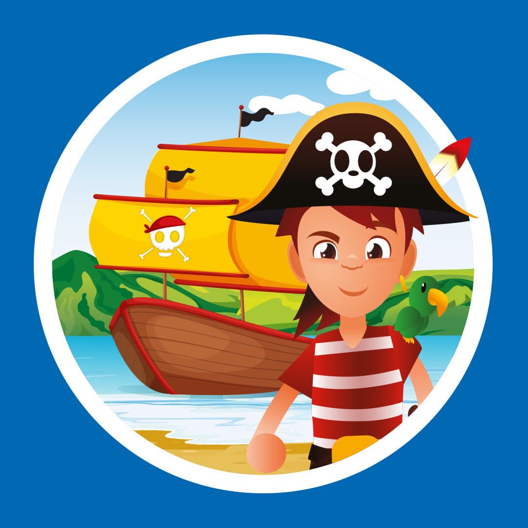 Pirate themed party room